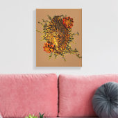 Woodland Spirit Stretched Canvas Print Leinwanddruck (Insitu (Wohnzimmer))