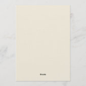 Woodland Storybook Animals 3rd Birthday Einladung (Rückseite)