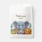 Woodland Storybook Animals Birthday Thank You Geschenktütchen (Vorderseite)