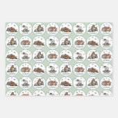 Woodland Storybook Kinderdusche Geschenkpapier Set (Vorderseite)