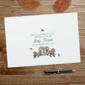 Woodland Storybook Wünsche für Babydusche Gästebuch