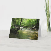 "Woodland Stream" Dankeskarte (Vorderseite)