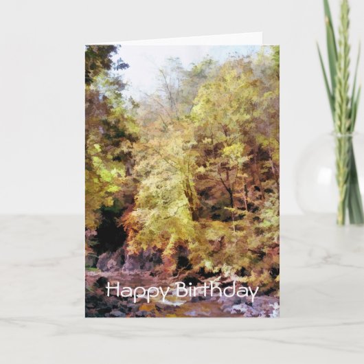 WOODLAND STREAM KARTE (Vorderseite)