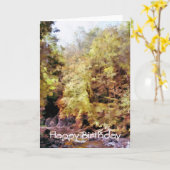 WOODLAND STREAM KARTE (Gelbe Blume)