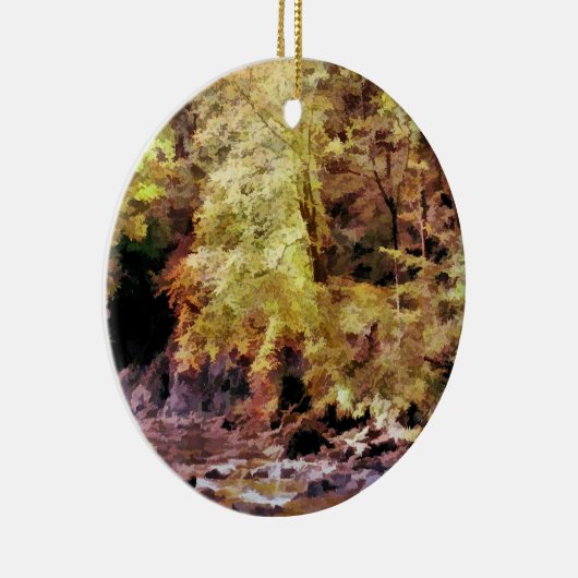 WOODLAND STREAM KERAMIK ORNAMENT (Rechts)