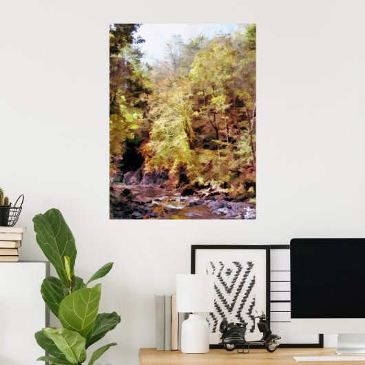 WOODLAND STREAM POSTER (Heimbüro)
