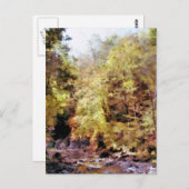 WOODLAND STREAM POSTKARTE (Vorne/Hinten)