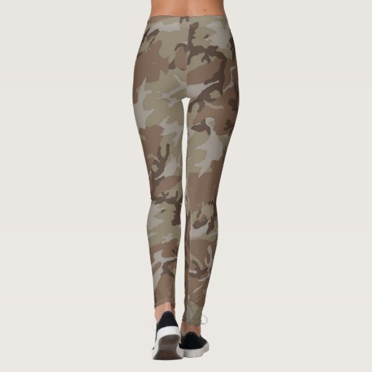 Woodland Tarnung Military Pattern Leggings (Rückseite)