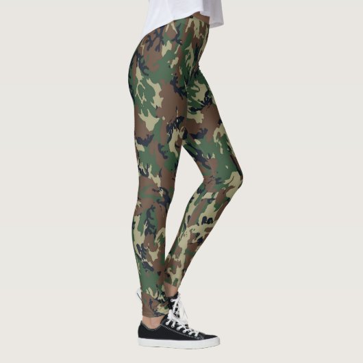 Woodland Tarnung Military Pattern Leggings (Rechts)
