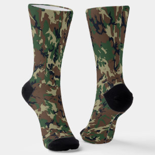 Woodland Tarnung Military Pattern Socken