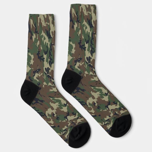 Woodland Tarnung Military Pattern Socken (Rechts)