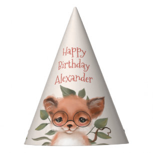 Woodland Thema Geburtstagsparty für Junge Partyhütchen