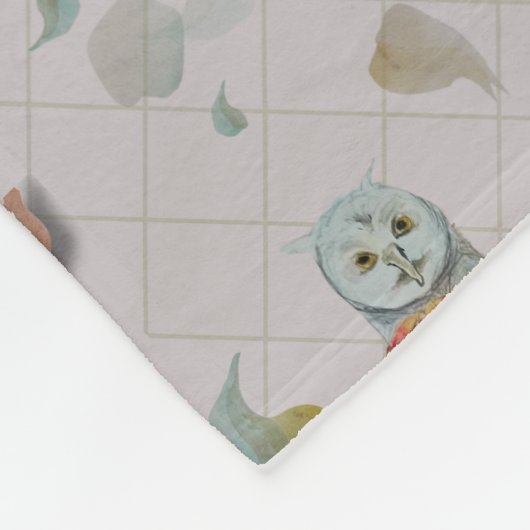 Woodland Theme Baby Fleecedecke (Ecke)