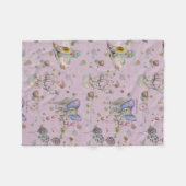 Woodland Theme Baby Fleecedecke (Vorderseite (Horizontal))