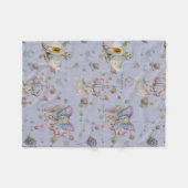 Woodland Theme Baby Fleecedecke (Vorderseite (Horizontal))