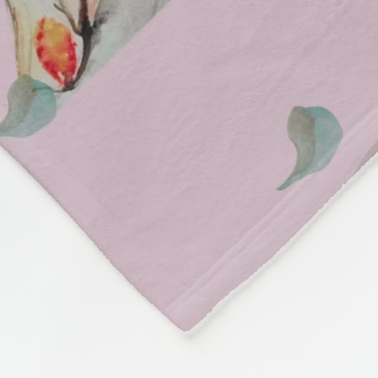 Woodland Theme Baby Fleecedecke (Ecke)