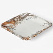 Woodland Themed Baby Dusche Papiere Teller (Gewinkelt)