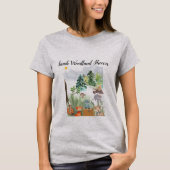 Woodland Themed Baby Dusche T - Shirt (Vorderseite)