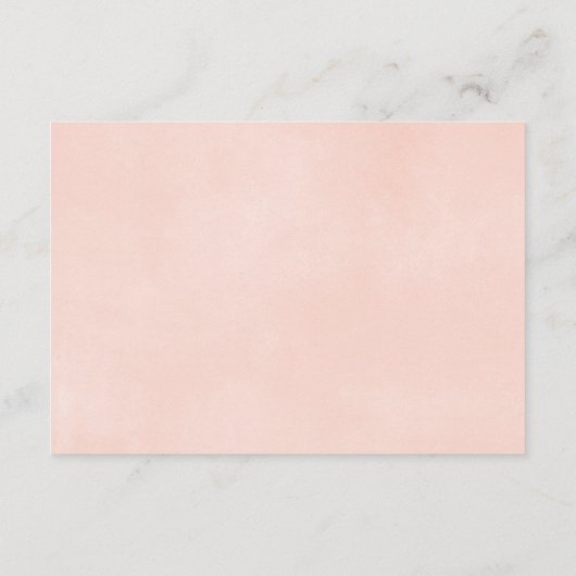 Woodland Tiere Buch Anfrage Mädchen Dusche enc Begleitkarte (Rückseite)