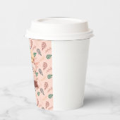 Woodland tierische Babydusche Teller, Duschdekor Pappbecher (Links)