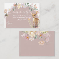 Woodland tierische Wildblume Girl Baby Dusche