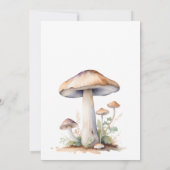 Woodland Toadstool Pilz Fall Baby Dusche Einladung (Rückseite)