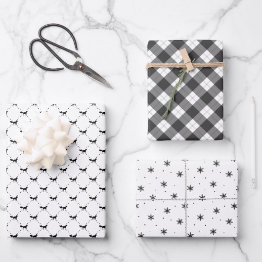 Woodland Trio | Koordination des Aufenthalts Geschenkpapier Set (Vorderseite)