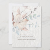 Woodland Unicorn Virtual Baby Shower Kaylin5 Inv Einladung (Rückseite)