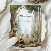 Woodland Vielen Dank für Ihre Card Baby Dusche