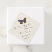 Woodland Vintag Butterfly Babydusche Geschenkanhänger (Beispiel)