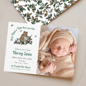 Woodland war einmal eine Geburtserklärung Ankündigung