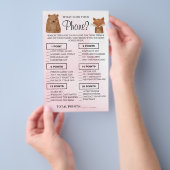 Woodland Was ist auf Ihrem Handy Showspielkarte Flyer (Handgriff)