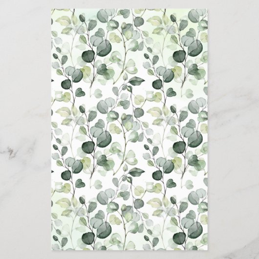 Woodland Was ist in der Windeln-Beutel-Duschkarte? Flyer (Hinten)