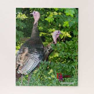 "Woodland Watch: Wild Turkey Duo" Puzzle