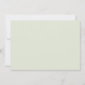 Woodland Watercolor Squirrel Baby Dusche Danke (Rückseite)