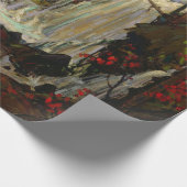 Woodland Waterfall Kanada Landschaft von Tom Thoms Geschenkpapier (Ecke)