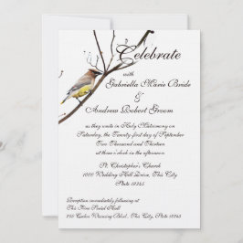 Woodland Waxwing Einladung