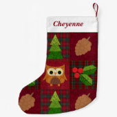 Woodland Weihnachtsfest Strumpf Kleiner Weihnachtsstrumpf (Rückseite)