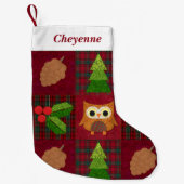 Woodland Weihnachtsfest Strumpf Kleiner Weihnachtsstrumpf (Vorderseite)