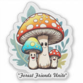 "Woodland Whimsy Art" Aufkleber (Vorderseite)