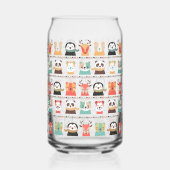 Woodland Whimsy Buddies Clear Can Glass Dosenglas (Links)