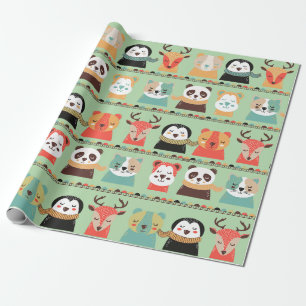 Woodland Whimsy Buddies Geschenkpapier