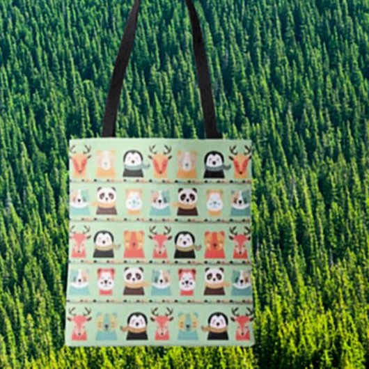 Woodland Whimsy Buddies Tote Bag Tasche