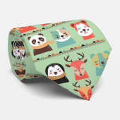 Woodland Whimsy Pals Necktie Krawatte (Gerollt)