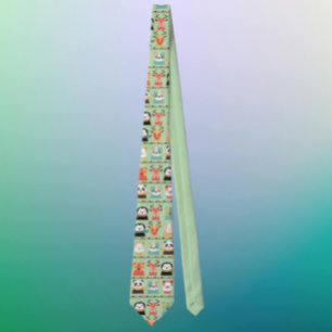 Woodland Whimsy Pals Necktie Krawatte