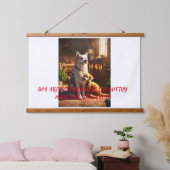 "Woodland Whispers Tapestry" Wandteppich Mit Holzrahmen (Schlafzimmer)