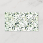 Woodland Wie viele Sicherheits-Buttone Kinderdusch Platzkarte (Rückseite)