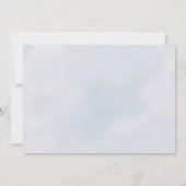 Woodland Wild Einladung zum ersten Geburtstag (Rückseite)