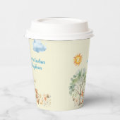 Woodland Wildlife Animals Baby Shooting Paper Cup Pappbecher (Links)