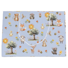 Woodland Wildlife Baby Dusche Große Geschenktüte